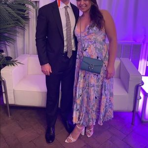 ASTR the label Blythe Plisse Midi dress